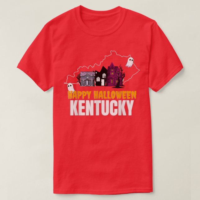 Happy Halloween Kentucky T-Shirt (Design vorne)