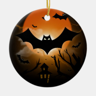 Happy Halloween Keramik Ornament