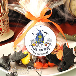 Happy Halloween Kids Party Halloween Runder Aufkleber