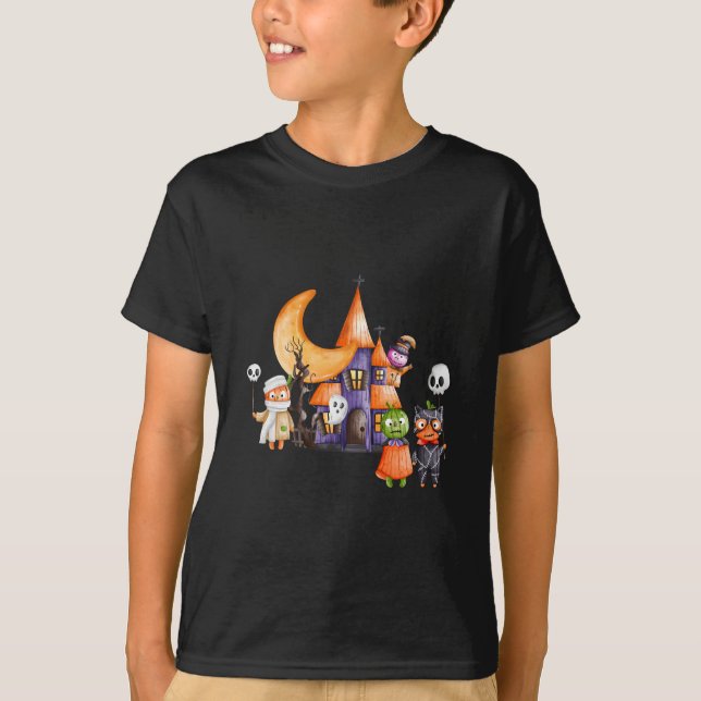 Happy Halloween Kids T-Shirt (Vorderseite)