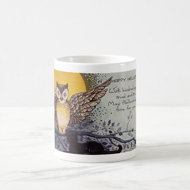 Happy Halloween Kindred Spirits Owl Morph Tasse (Mittel)