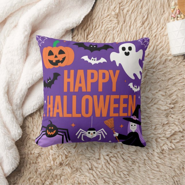 Happy Halloween Kissen (Decke)