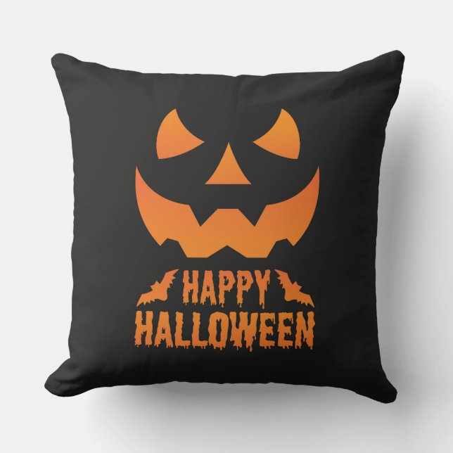 Happy Halloween Kissen (Vorderseite)