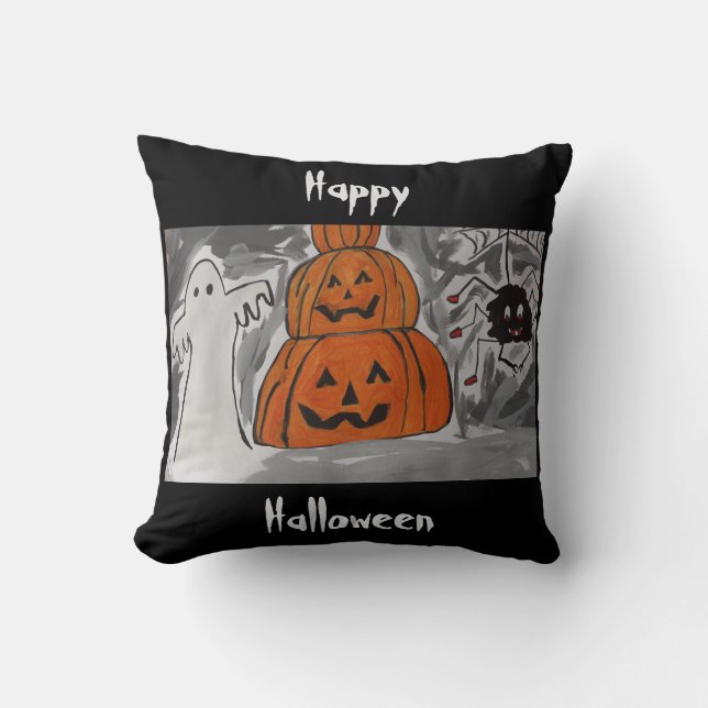 Happy Halloween Kissen (Vorderseite)