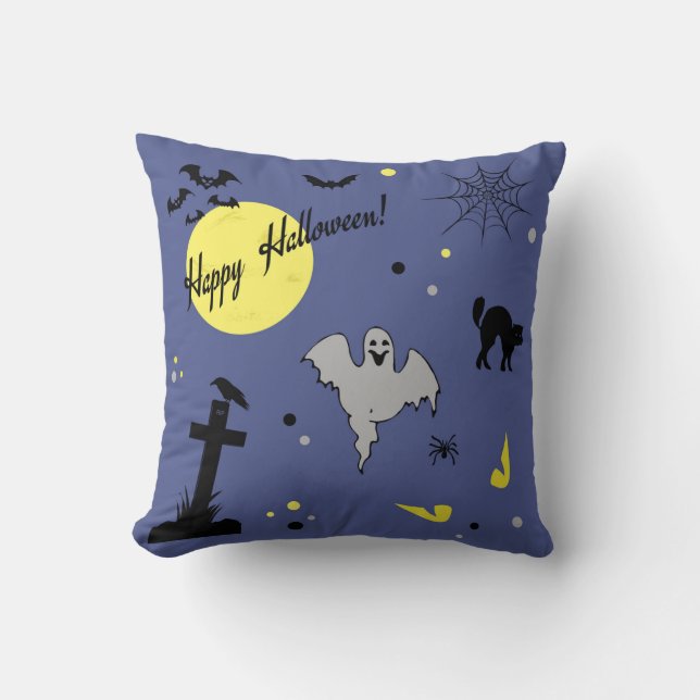 Happy Halloween Kissen (Vorderseite)