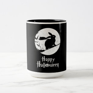 Happy Halloween Kostüm Hexenhase Lover Geschenk Zweifarbige Tasse