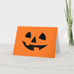 Happy Halloween Kürbis abgeschieden lustiges Läche Karte