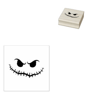 Happy Halloween Kürbis Gummistempel