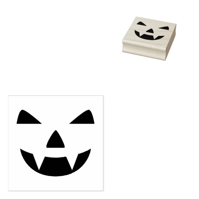 Happy Halloween Kürbis Gummistempel (Stempel)