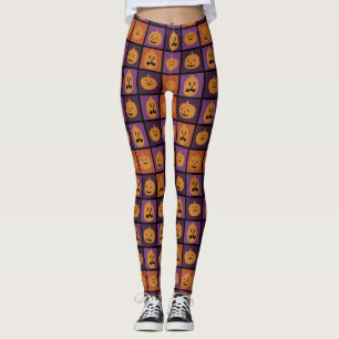 Happy Halloween Kürbis Leggings