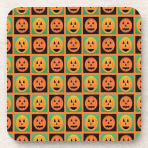 Happy Halloween Kürbisgesicht Untersetzer