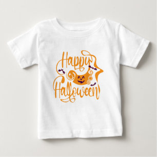 Happy Halloween-Kürbislaterne Baby T-shirt