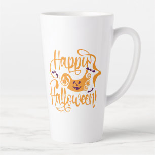 Happy Halloween-Kürbislaterne Milchtasse