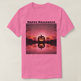 Happy Halloween Kürbislaterne Sunset T - Shirt