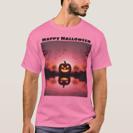 Happy Halloween Kürbislaterne Sunset T - Shirt