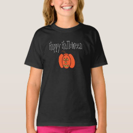 Happy Halloween Kürbislaterne T-Shirt