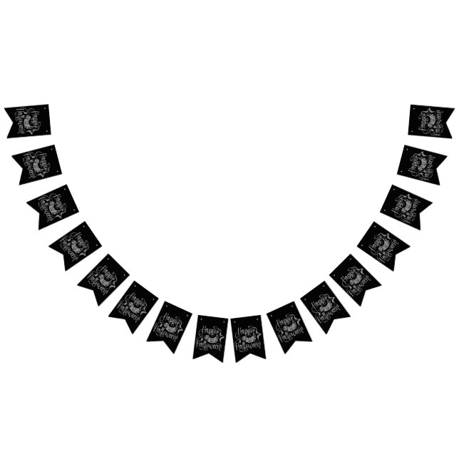 Happy Halloween-Kürbislaterne Wimpelkette (Alle)