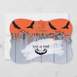 Happy Halloween "Leckerei oder Trick" Einladung