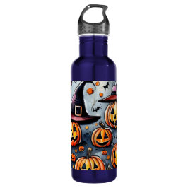 Happy Halloween Leckerei oder Tricks Design Edelstahlflasche