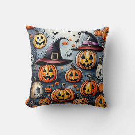 Happy Halloween Leckerei oder Tricks Design Kissen