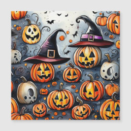 Happy Halloween Leckerei oder Tricks Design Magneteinladung