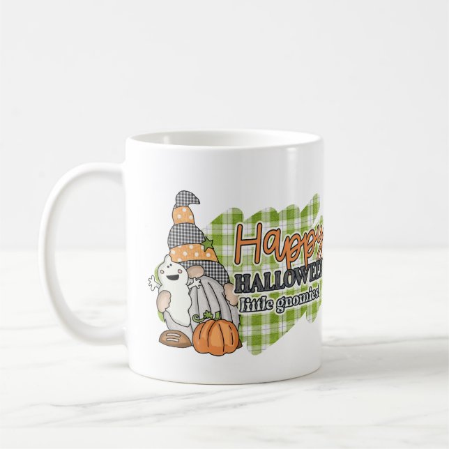 Happy Halloween Little Gnomies Halloween Gnome Kaffeetasse (Links)