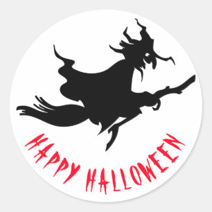Happy Halloween lustig anpassbar Runder Aufkleber