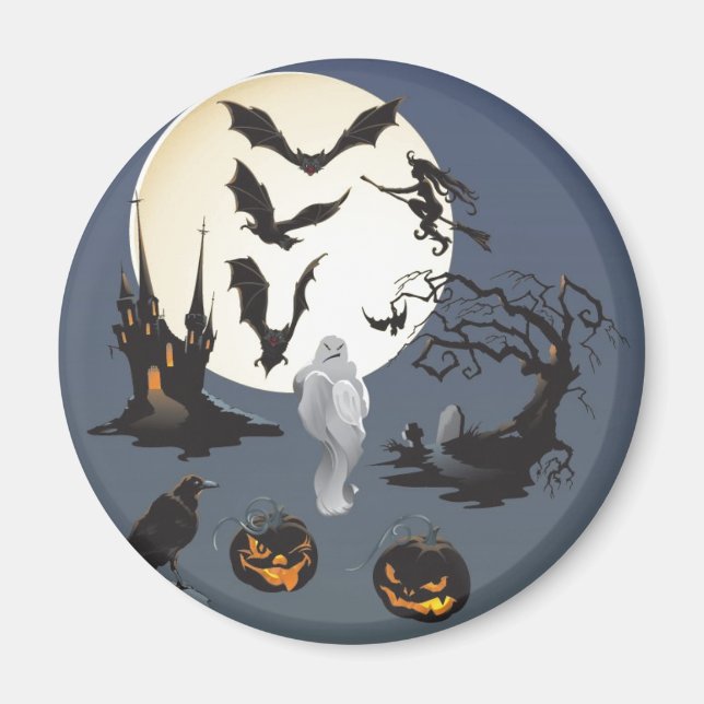 Happy Halloween Magnet (Vorne)