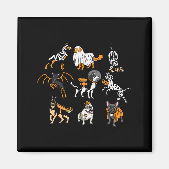 Happy Halloween  Magnet (Vorne)