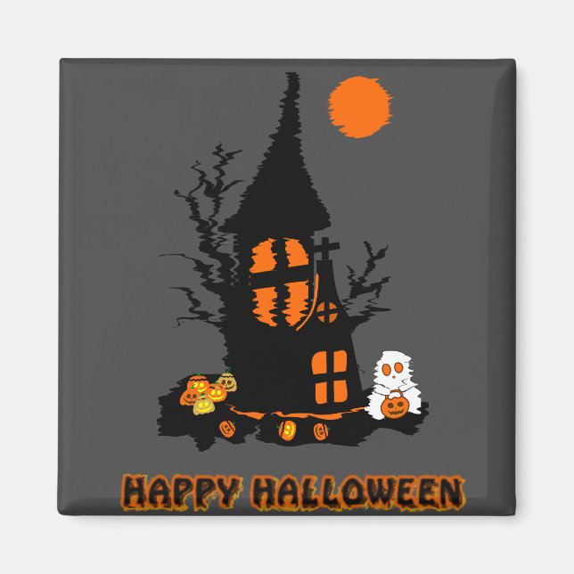 Happy Halloween Magnet (Vorne)