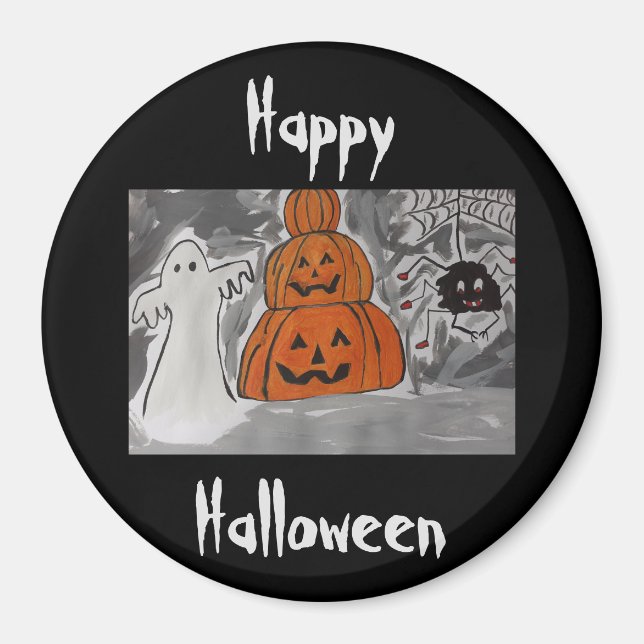 Happy Halloween Magnet (Vorne)