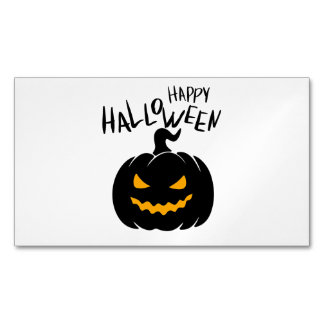 Happy Halloween Magnetische Visitenkarte