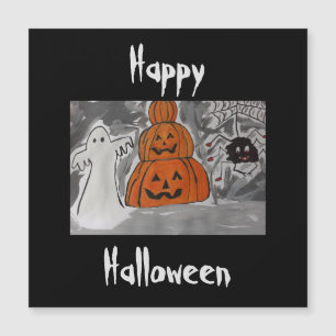 Happy Halloween Magnetkarte