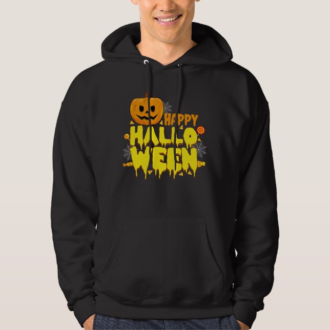 Happy Halloween Men Hoodie (Vorderseite)