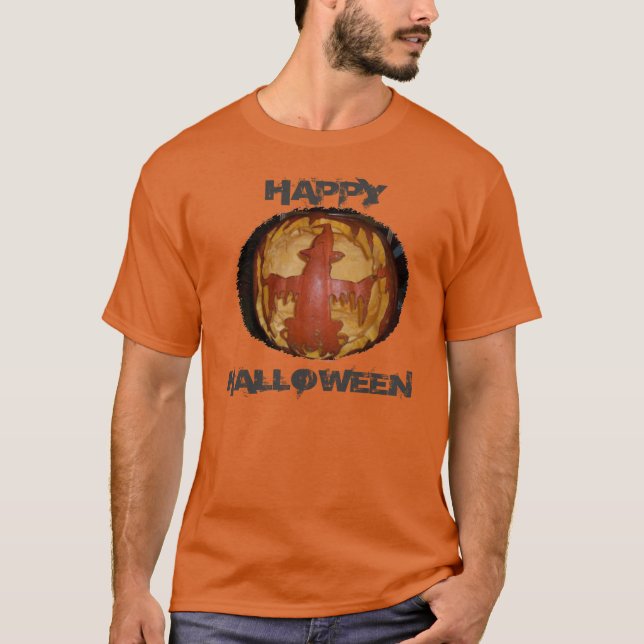 Happy Halloween Men's Basic Dark T - Shirt (Vorderseite)