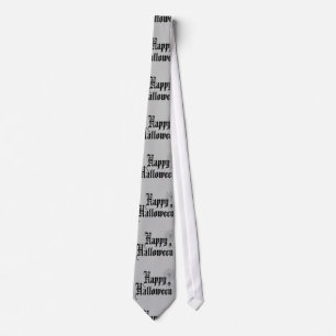 Happy Halloween minimalistische Typografie Krawatte