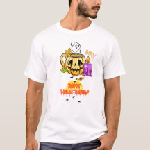 Happy Halloween mit Burning Candle T - Shirt