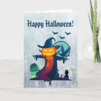 Happy Halloween mit Spuk Scarecrow