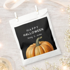 Happy Halloween mit Vintagem Kürbis Geschenktütchen