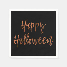 Happy Halloween Modernes Halloween Napkins Serviette