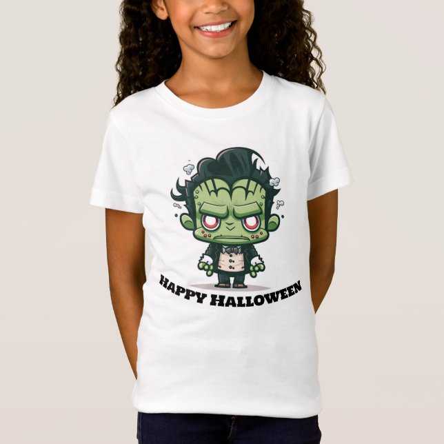 Happy Halloween Monster T-Shirt (Vorderseite)