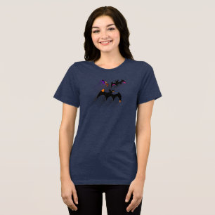 Happy Halloween Motif Tri-Blend Shirt