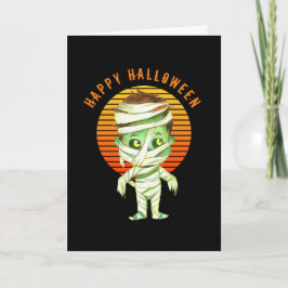Happy Halloween - Mummy Card Karte