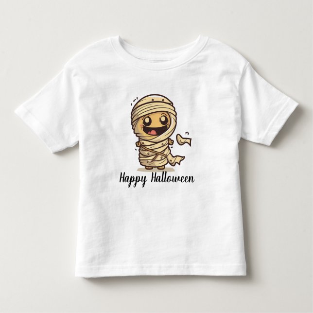 Happy Halloween Mummy Kleinkind T-shirt (Vorderseite)