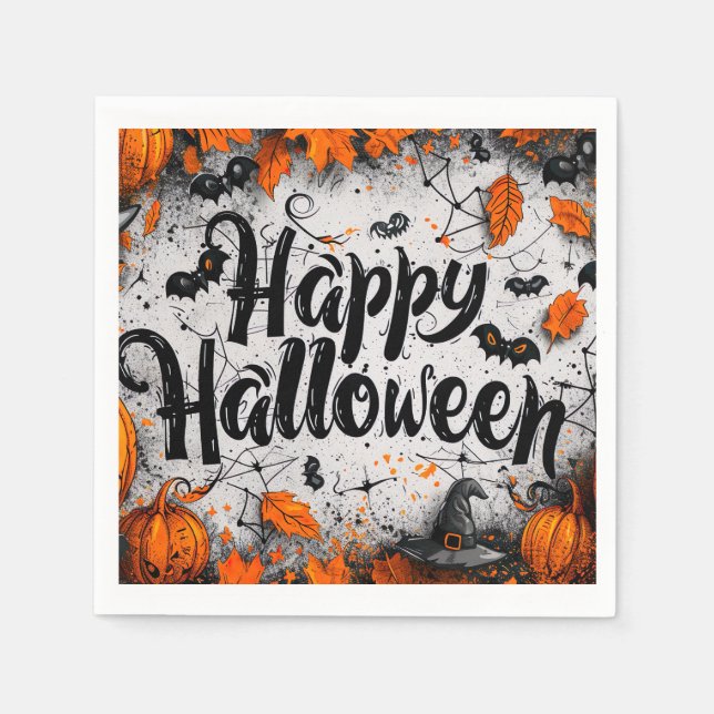 Happy Halloween Napkins Serviette (Vorderseite)
