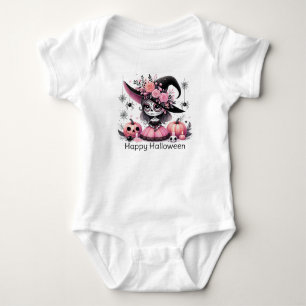 Happy Halloween Niedlich Baby Sugar Skull Strampler