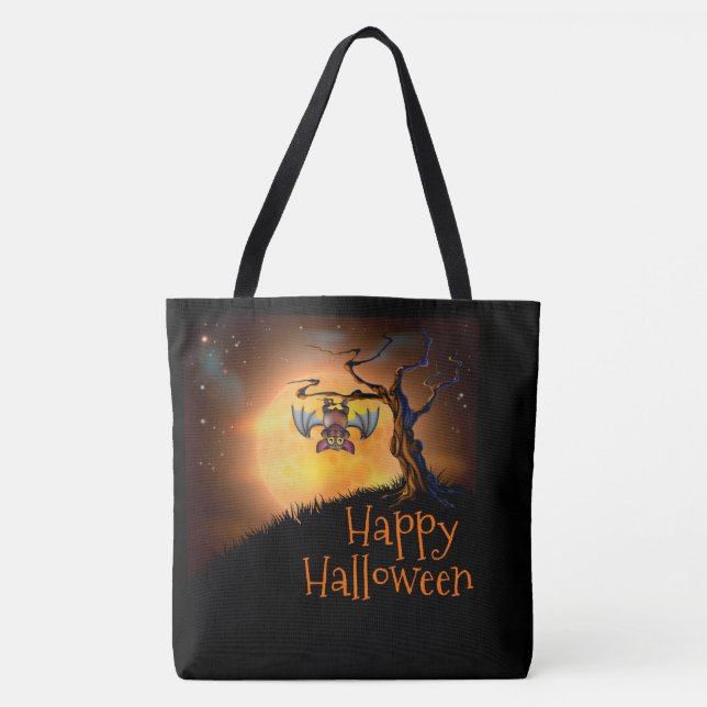 Happy Halloween Niedlich Bat (Vorderseite)