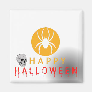 Happy Halloween Niedlich Ghost Boo Pattern Magnet