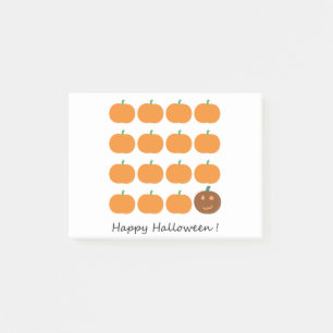 Happy Halloween Niedlich Pumpkin Patch Post-it Klebezettel