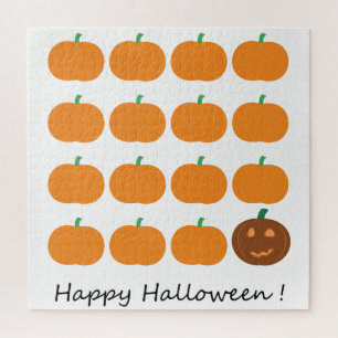 Happy Halloween Niedlich Pumpkin Patch Puzzle